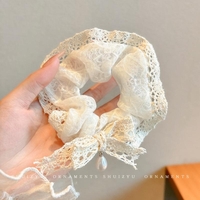  عکس3 اسکرانچی حریر لبه گیپور 